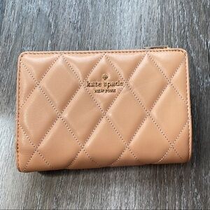 Kate Spade Quilted Camel Wallet